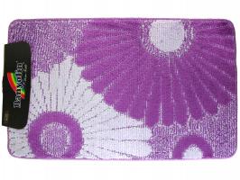 Коврик 60x100 см классик колор Цветы фиолетовый