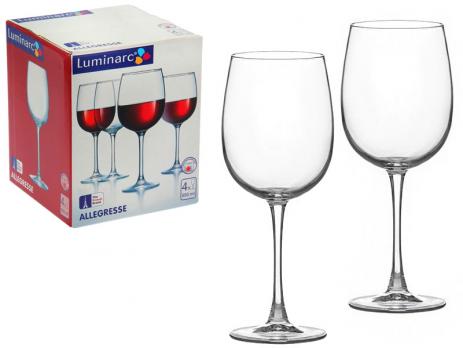 Фужеры для вина 550 мл Luminarc Allegresse (набор 4 шт.)