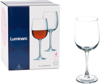 Фужеры для вина 550 мл Luminarc Allegresse (набор 4 шт.)