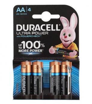 Батарейка AA Duracell LR6 BL4 ultra power (1 шт.)