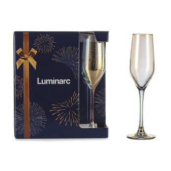 Фужеры для шампанского 160 мл Luminarc Celeste Golden Chameleon (набор 6 шт.) (арт. P1636)