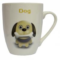 Кружка чайная 360 мл Dog фарфор (арт. ПС0043-40)