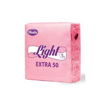 Салфетки Plushe Light розовые (40 шт.)