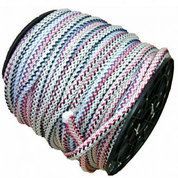 Шнур-фал 10 мм пестрый спиральное плетение (10 м)