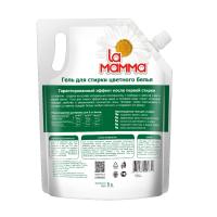 Гель для стирки цветного белья Ла Мамма (мягкая упаковка) (1,0 л)