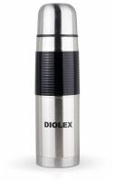 Термос 750 мл Diolex из нержавеющей стали узкое горло, резиновая вставка (арт. DXR-750-1)