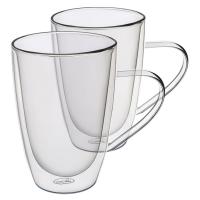 Чашка стеклянная 180 мл с двойными стенками (арт. TC-TS02) (2 шт.)
