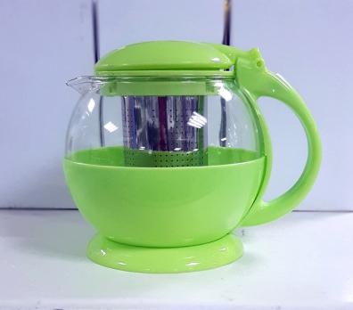 Чайник стеклянный 0,65 л Тесо сито из нержавеющей стали (арт. TC-304)