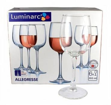 Фужеры для вина 300 мл Luminarc Allegres (набор 6 шт.) (арт. J8164)
