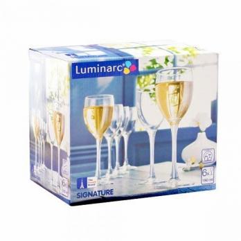 Фужеры для вина 190 мл Luminarc Signature (набор 6 шт.)