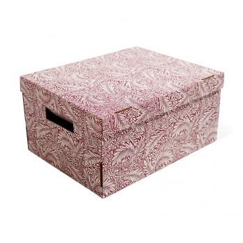 Коробка для хранения 37x28x18 см Мелисса бордовый (арт. Д20104.0013)