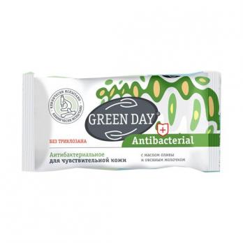 Мыло Green Day антибактериальное олива овсяное молочко (90 г) (арт. 870678)
