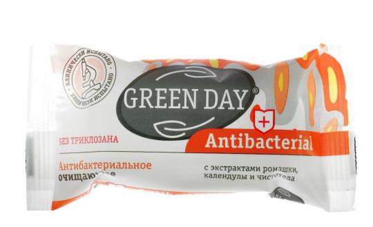 Мыло Green Day антибактериальное ромашка календула чистотел (90 г)