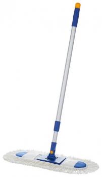 Швабра плоская хлопок/полиэстер 40 см Лайма телескопическая ручка