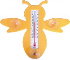 Термометр оконный в ассортименте (Божья Коровка, Лягушка, Пчелка, Тигр)