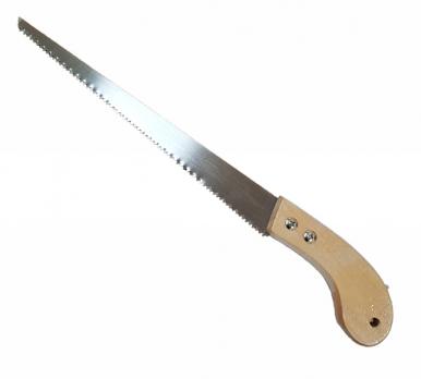 Ножовка садовая прямая 300 мм с деревянной ручкой