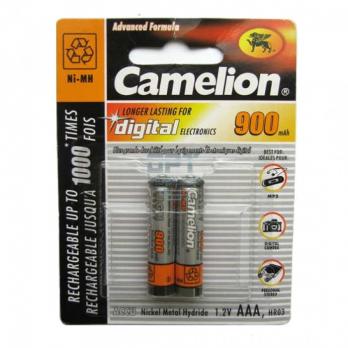 Аккумулятор AAA Camelion 900 mAh R03 (1 шт.)