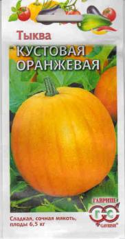 Семена Тыква Кустовая оранжевая (Гавриш)
