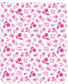 Салфетка кухонная Мелкие розовые цветочки 40x40 см (ситец)