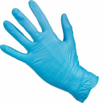 Перчатки нитриловые профессиональные фиолетовые/синие (1 пара)