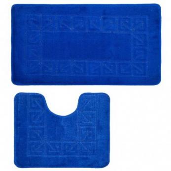 Комплект ковриков 50x80 см Banyolin classic синий (2 шт.)