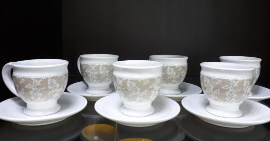 Набор чайный 12 предметов керамика (арт. ПКВ00007)
