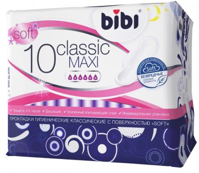 Прокладки Bibi classic maxi soft (10 шт.)
